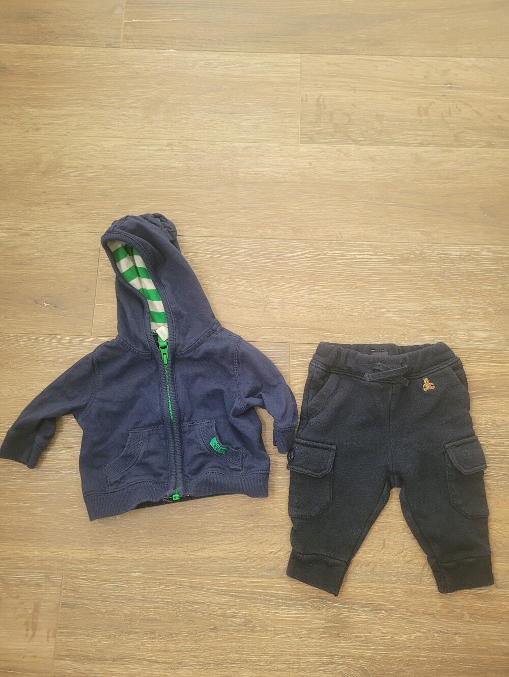 Babygap Sweatpants & Old Navy Hoodie, Size 0-3M